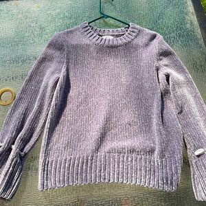 grey soft sweater